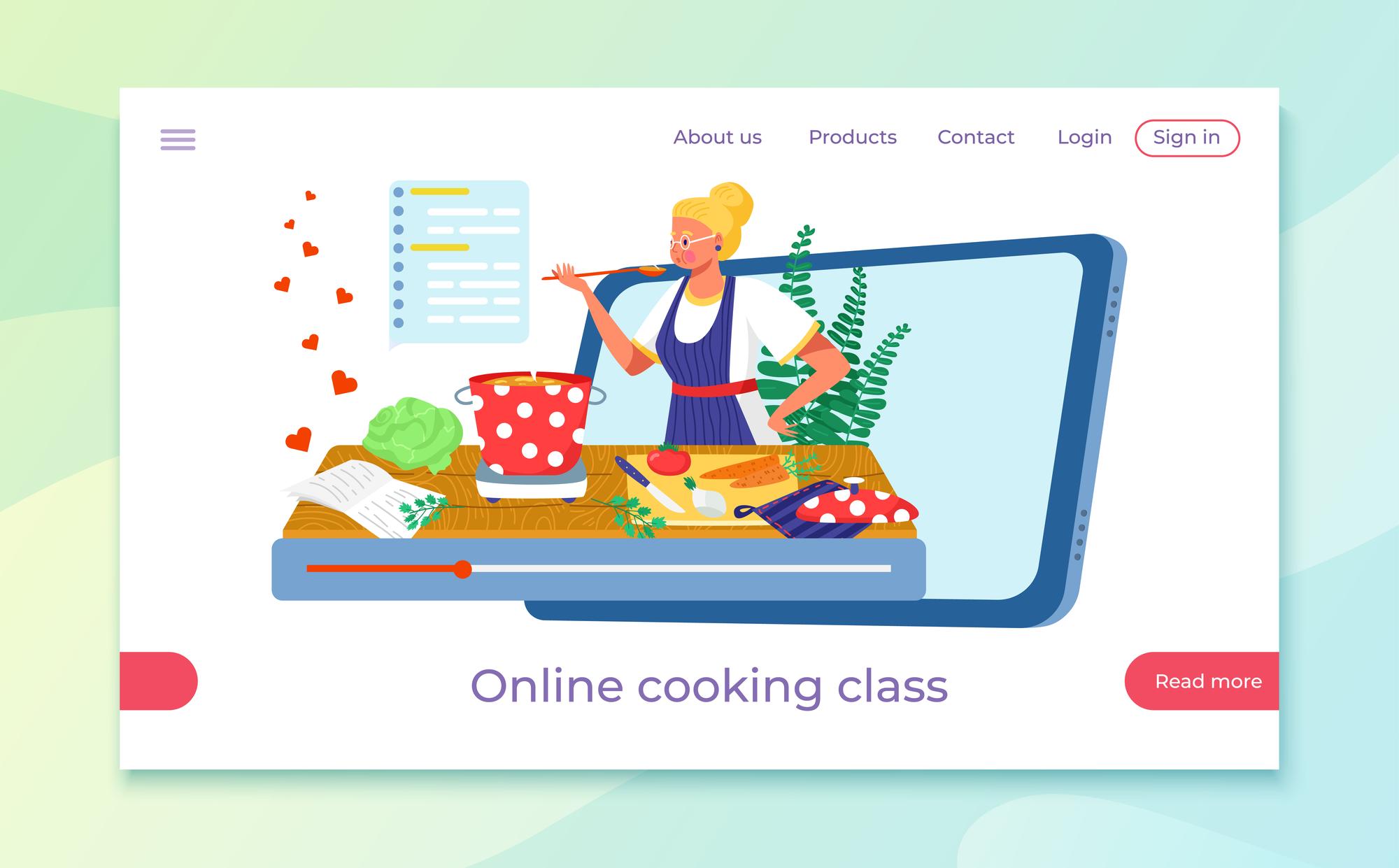 Kurs modüllerinden bir kare